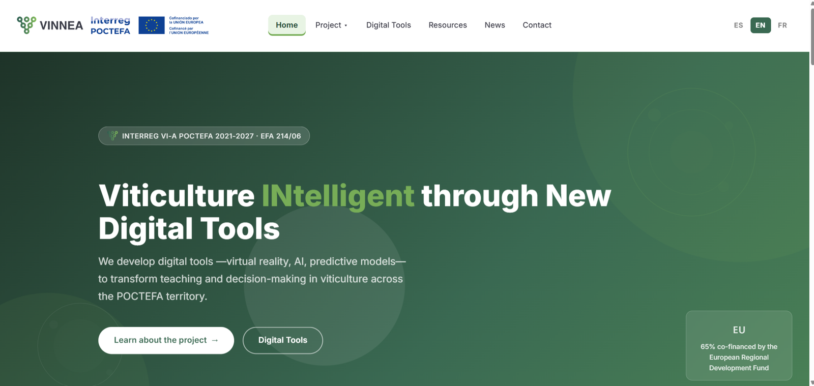 VINNEA – Proyecto integral de comunicación científica y desarrollo web