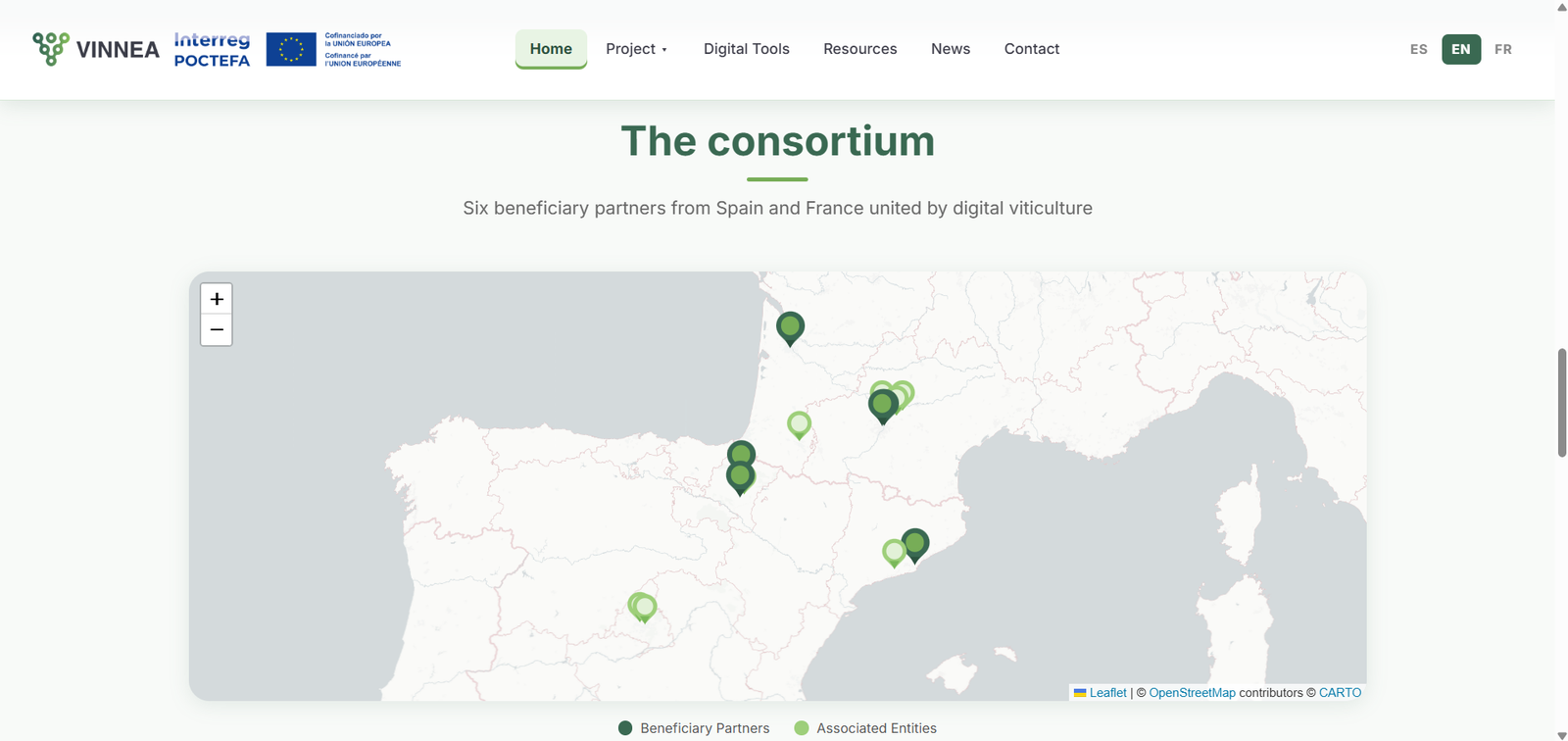 VINNEA – Proyecto integral de comunicación científica y desarrollo web
